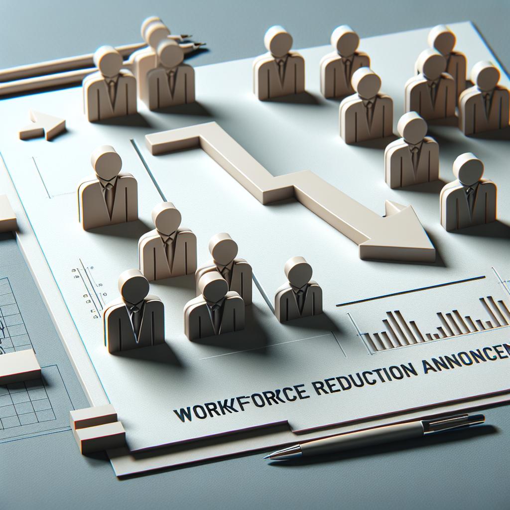 Workforce Reduction Announcement Graphic