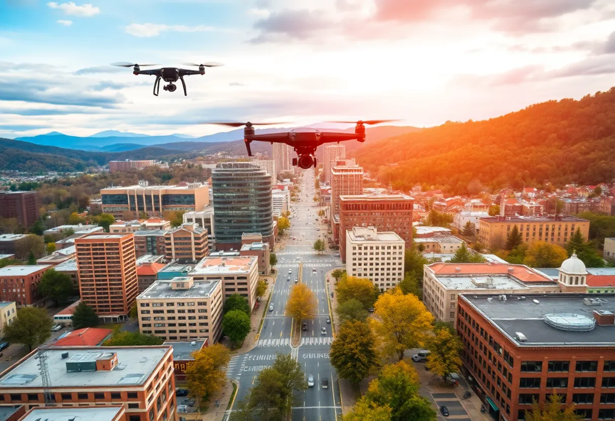 Drones flying over Asheville for police operations