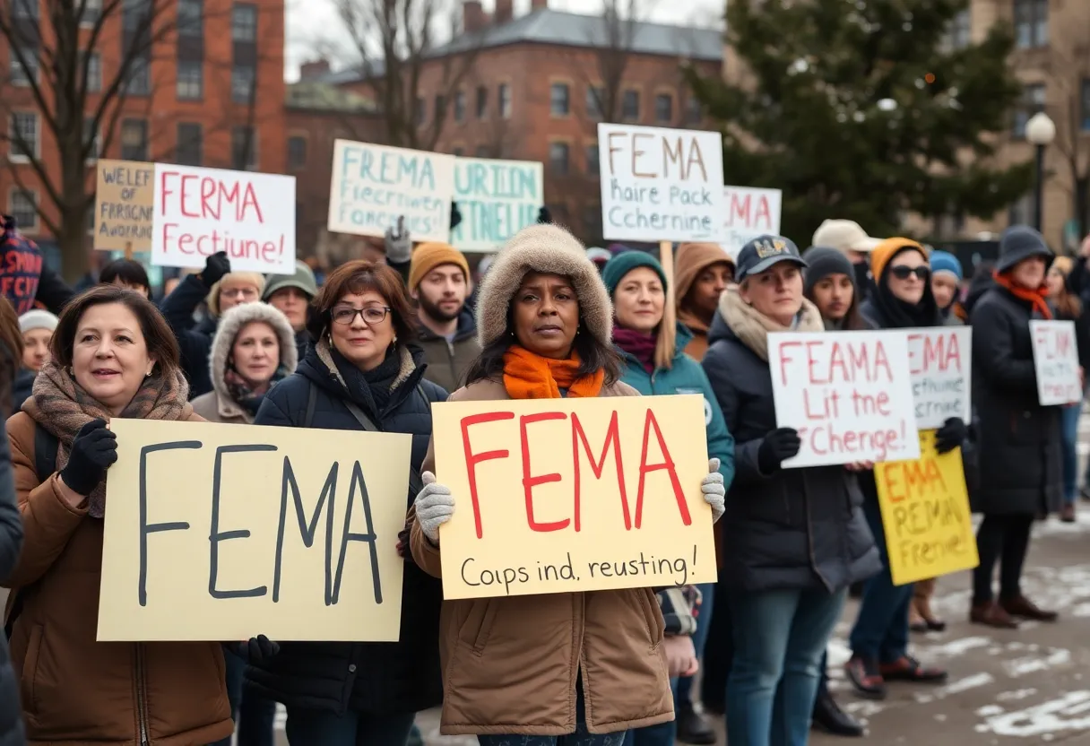 Residents protesting for better FEMA assistance in Asheville