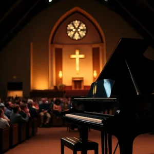 Asheville Symphony performing Handel's Messiah in a church