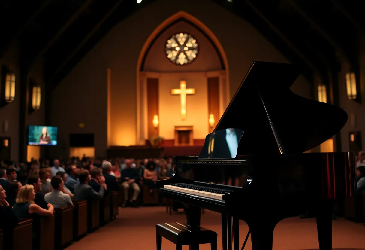 Asheville Symphony performing Handel's Messiah in a church