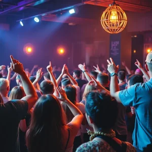 Audience enjoying a concert in Asheville