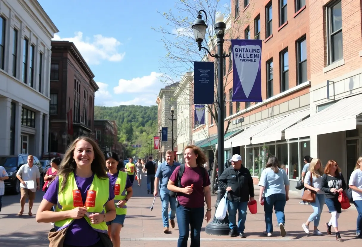 Community Ambassadors in Downtown Asheville