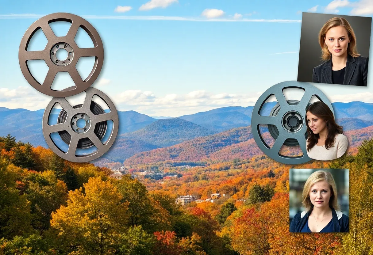 Asheville landscape with film elements representing casting opportunities