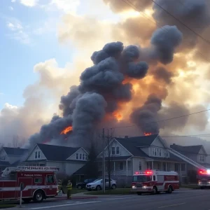 Firefighters combat multiple structure fires in Asheville