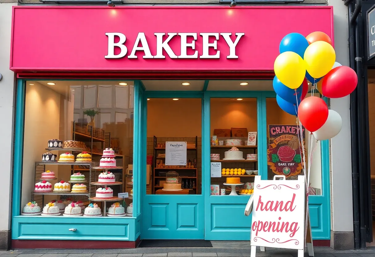 Exterior view of the new Nothing Bundt Cakes location in Asheville.