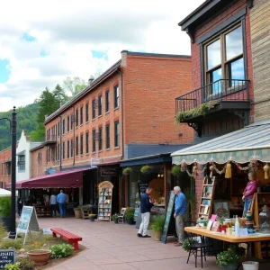 Scenic view of Asheville showcasing its rich arts and crafts culture