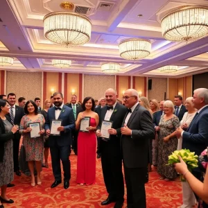 Gala event in Asheville celebrating community leaders