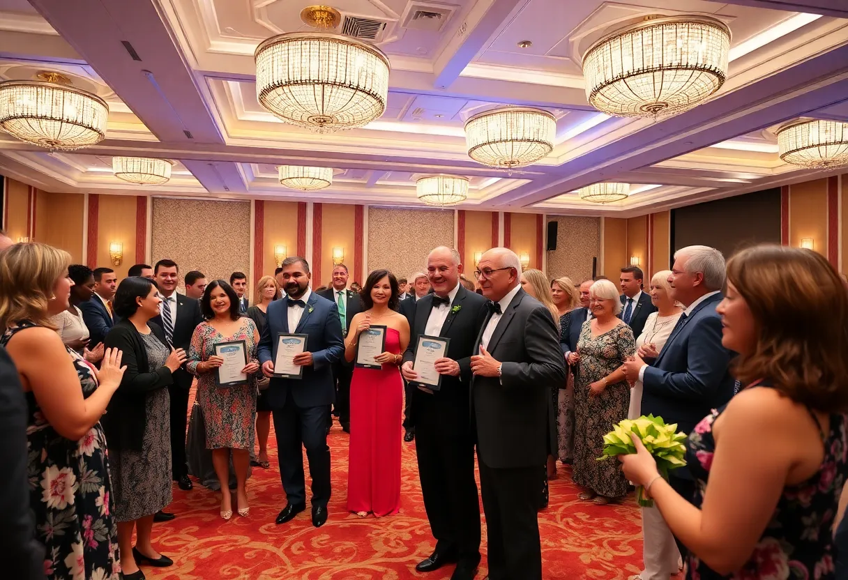 Gala event in Asheville celebrating community leaders