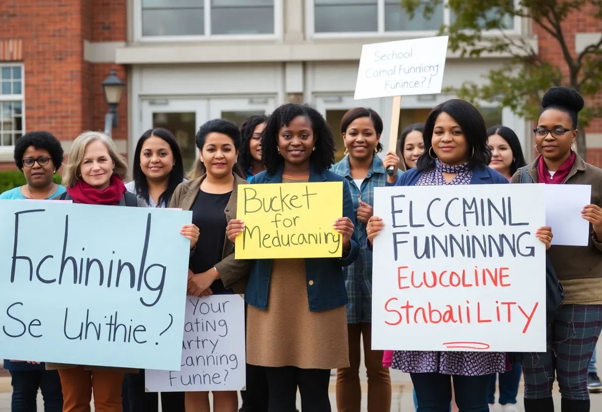 Asheville educators advocating for school funding