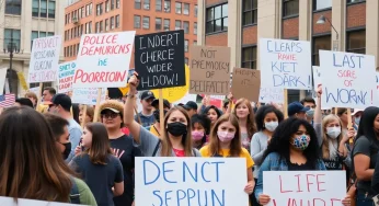 Asheville Protests Against Presidential Policies