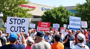 Asheville Community Voices Support for Veterans at Rally