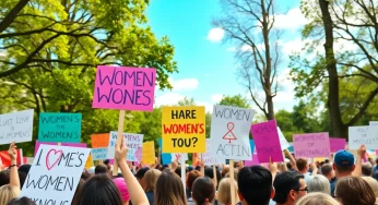 Asheville Marches for Women’s Rights on International Women’s Day