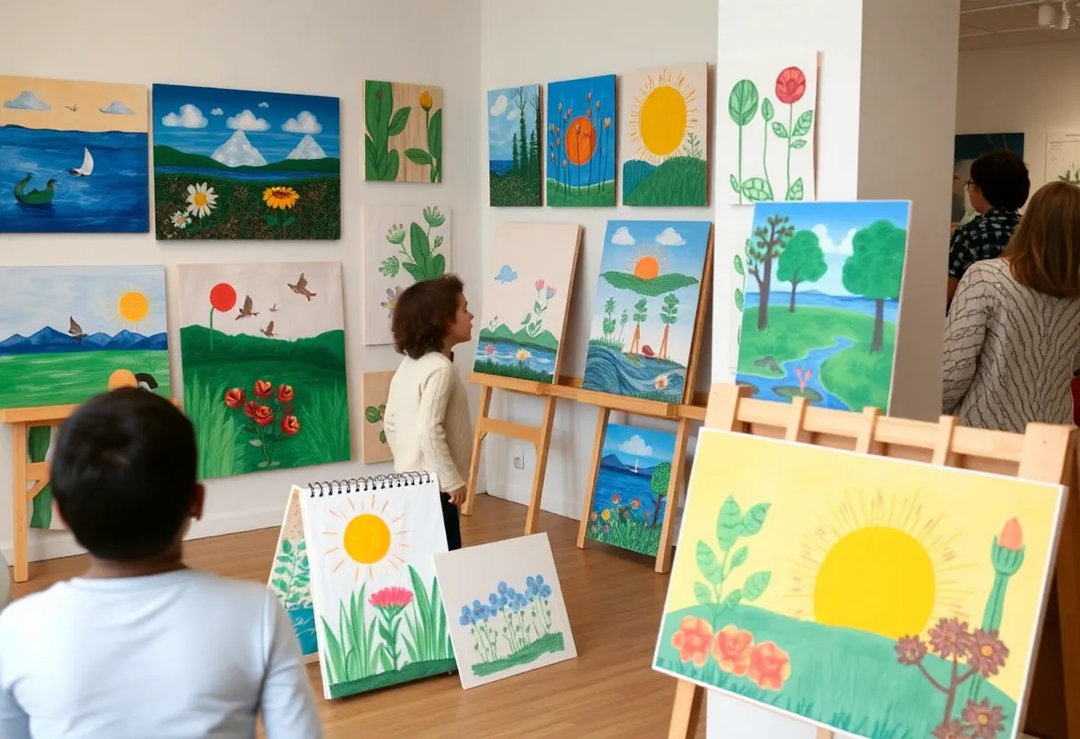 Artwork by Elizabeth Porritt Carrington showcased in Asheville gallery.