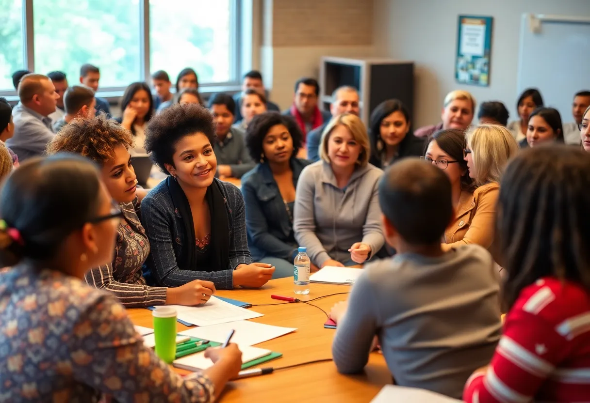 Asheville community volunteers training for Guardian ad Litem program