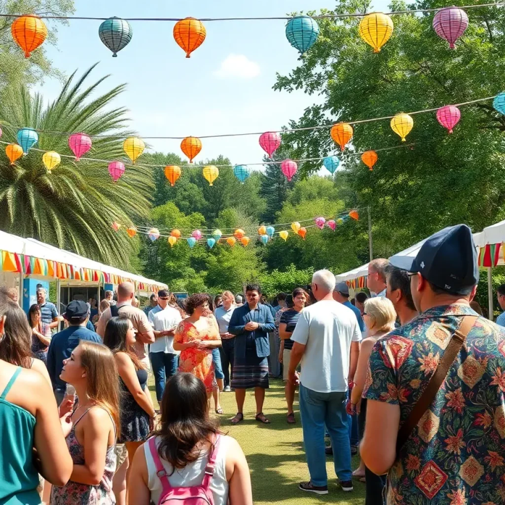 Participants enjoying the InterBeing Festival at Samasati Sanctuary in Weaverville