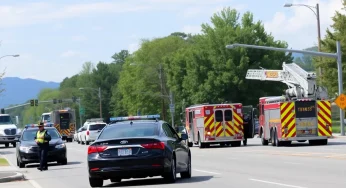 Gas Leak Prompts Closure and Evacuation on Tunnel Road in Asheville, N.C.