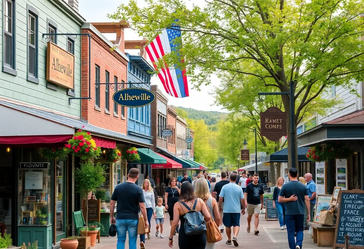 Asheville residents supporting tourism recovery after the storm