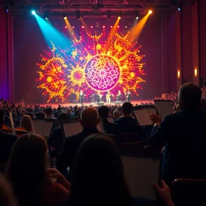 Live orchestra concert at Lipinsky Auditorium in Asheville