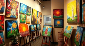 Molly Courcelle Merges Art and Faith in Asheville’s Wedge Studios