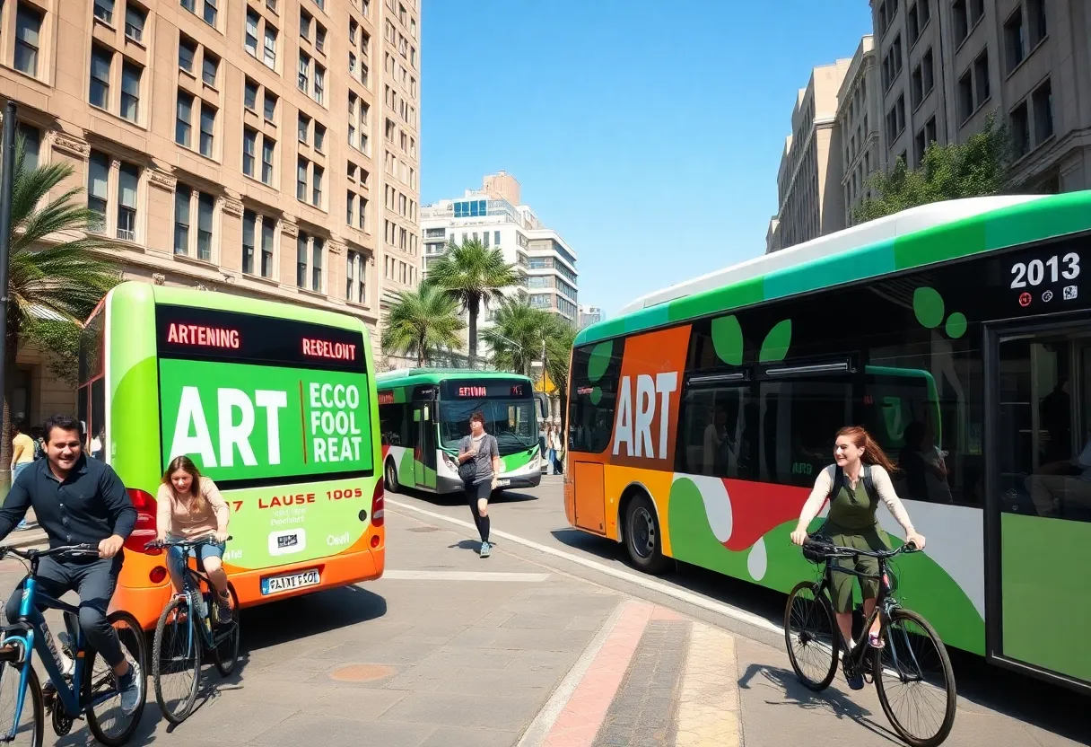 Asheville residents using sustainable transportation methods