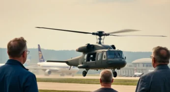 Army Black Hawk Helicopter’s Close Call with Commercial Flights