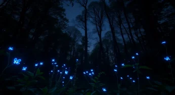 Blue Ghost Fireflies Illuminate Asheville’s Forests