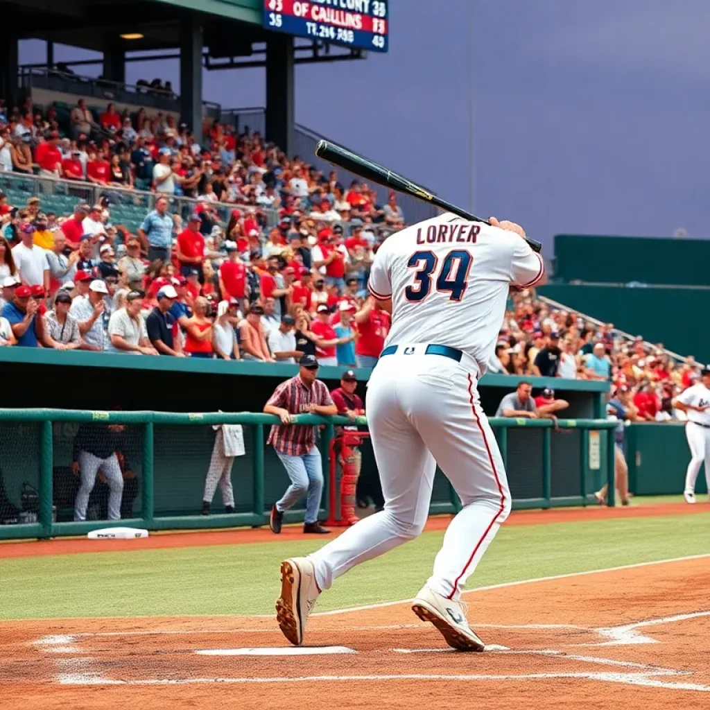 Exciting moment from a high-scoring baseball game between Charlotte and UNC Asheville.