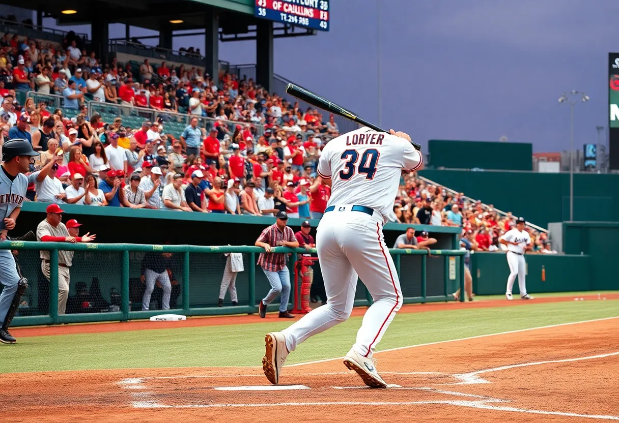 Exciting moment from a high-scoring baseball game between Charlotte and UNC Asheville.