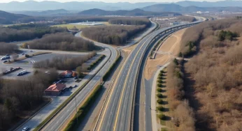 NCDOT Opens New Lanes on I-26 in Asheville