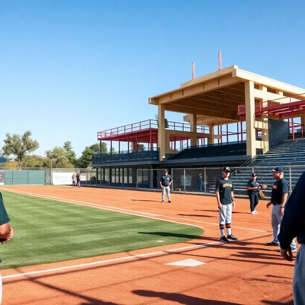Construction of the Jeff Fox Hitting Facility at UNC Asheville