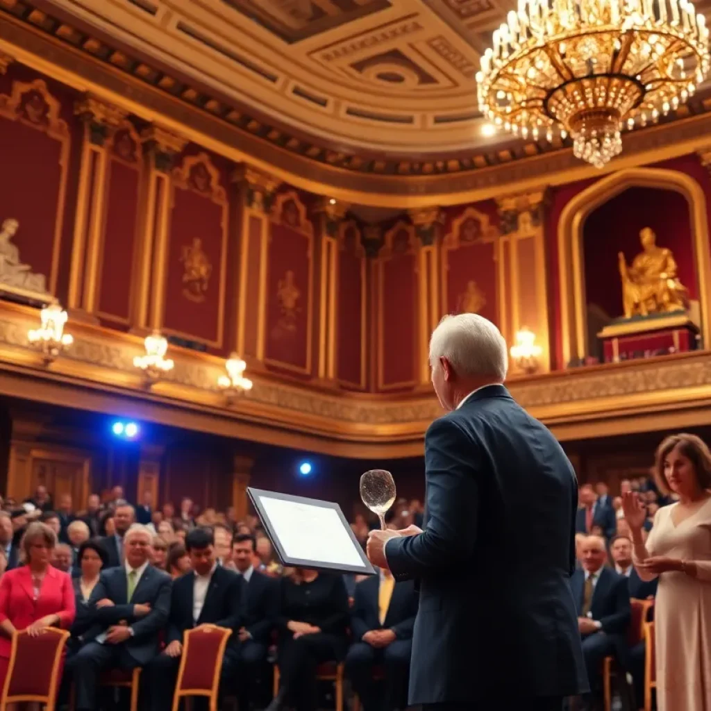 Award presentation ceremony for the JFK Profile in Courage Award