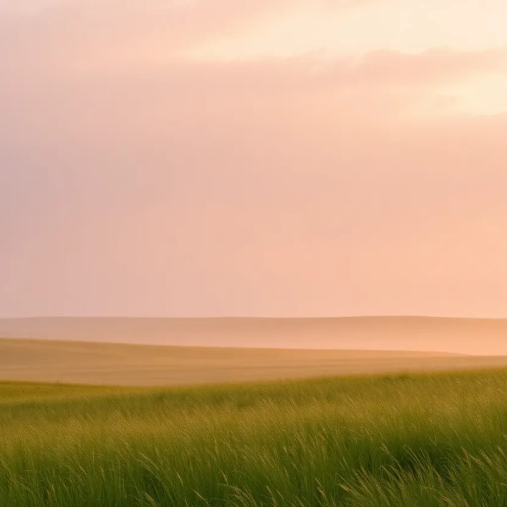 A tranquil landscape representing mindfulness and poetry.