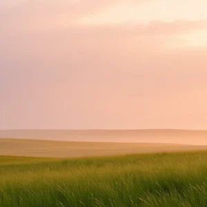 A tranquil landscape representing mindfulness and poetry.