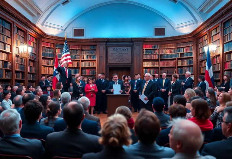 Award ceremony honoring Mike Pence with JFK Profile in Courage Award