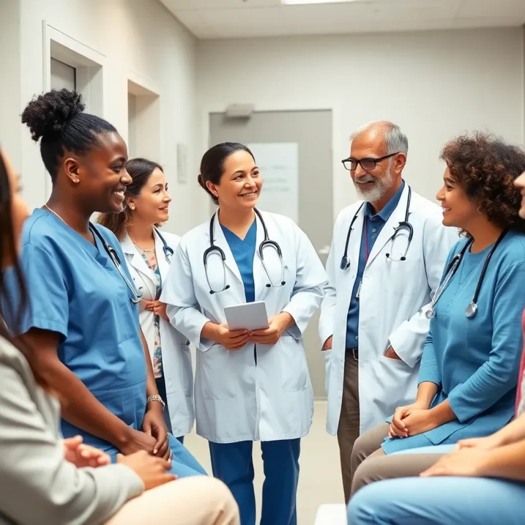 Healthcare professionals at AdventHealth Medical Group in Asheville.