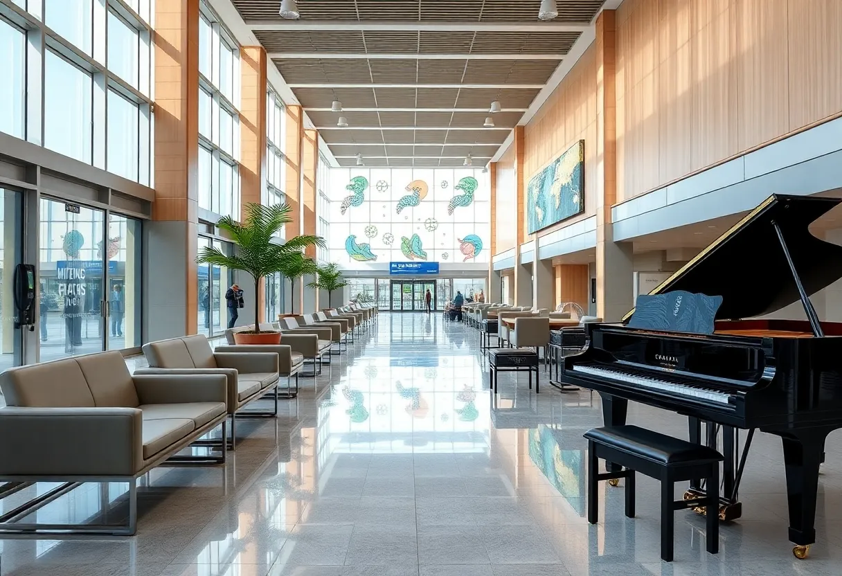 A view of the new North Concourse at Asheville Regional Airport