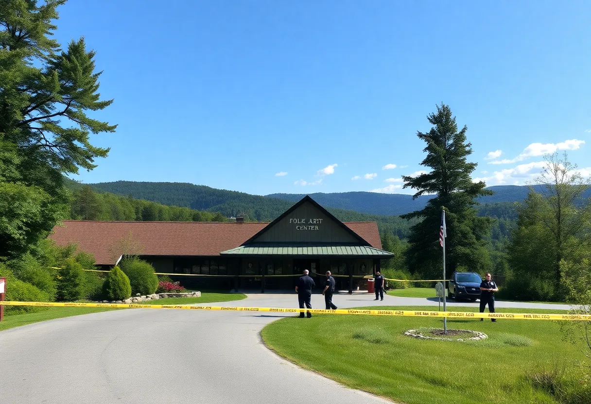 Police investigate near Folk Art Center on Blue Ridge Parkway