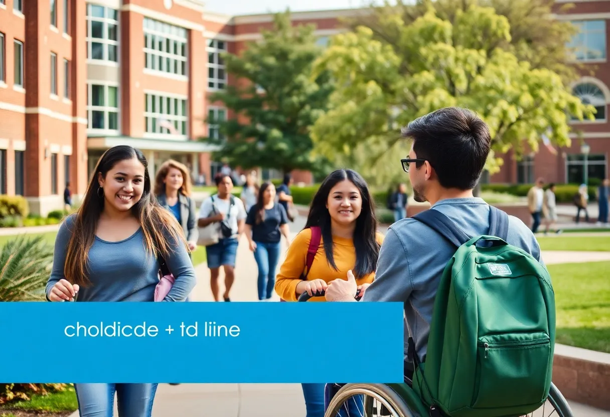 Students engaging in activities on UNC Asheville campus