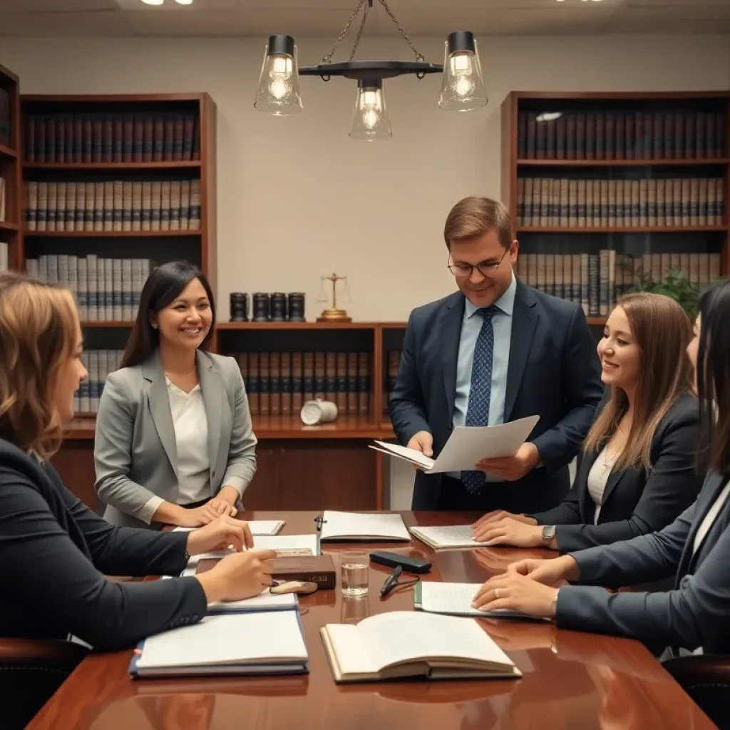 Craig Associates office showcasing legal professionals at work