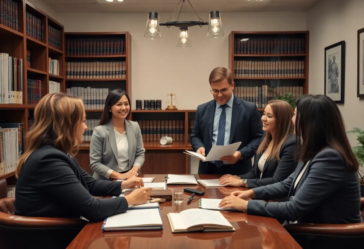 Craig Associates office showcasing legal professionals at work