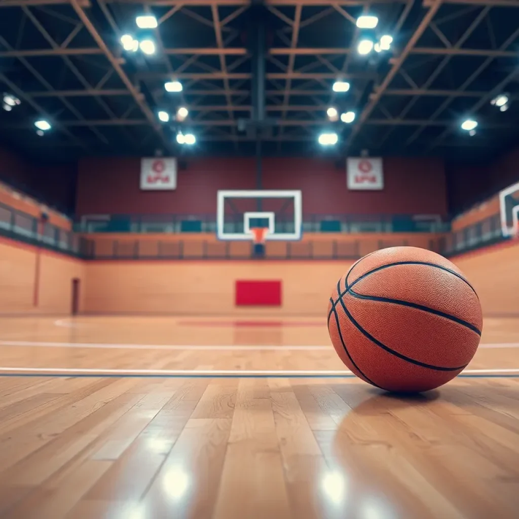 Basketball court of BKM Lucenec
