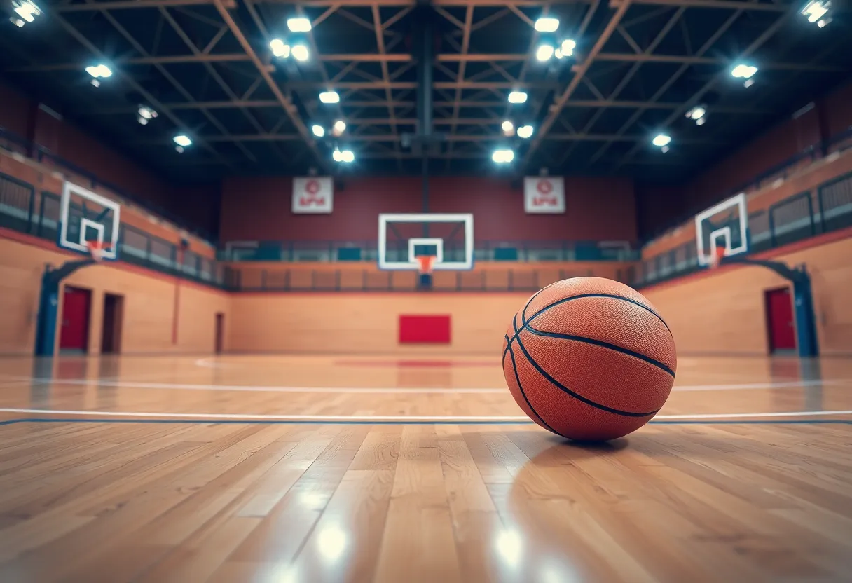 Basketball court of BKM Lucenec