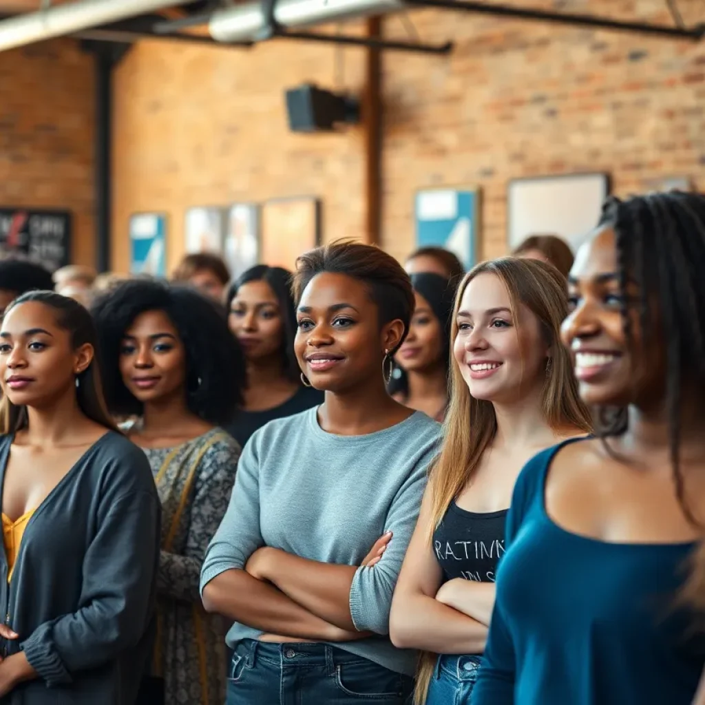 Aspiring actors at casting calls in Asheville