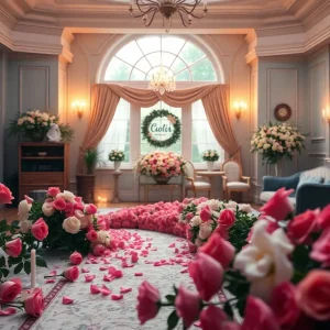 A serene tribute to Eileen Fulton with symbolic roses.