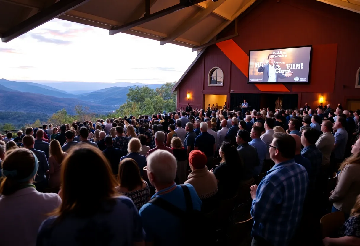 Audience enjoying film screenings at Asheville Film Festival
