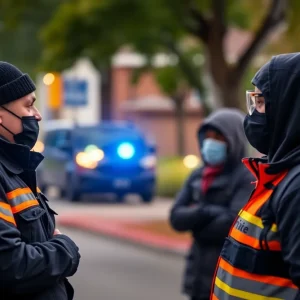 Asheville Police Department safety campaign poster