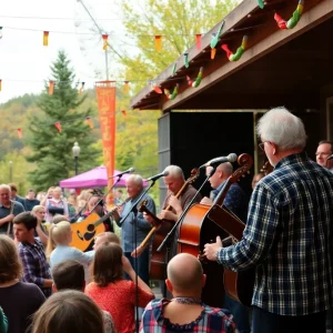 Musicians performing at The Asheville Sessions in Asheville, NC