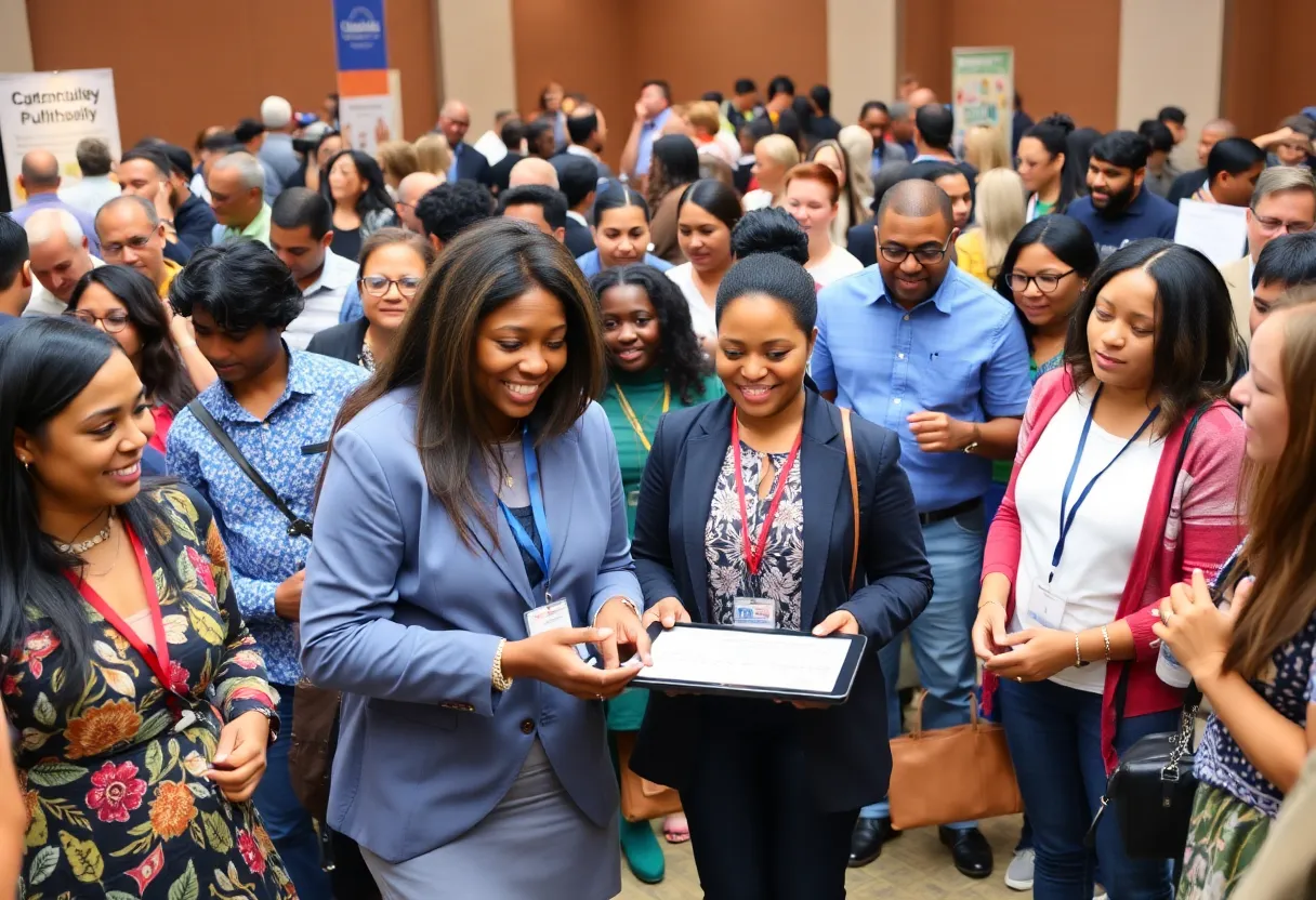 Community leaders celebrating Black Philanthropy Month at CircleUp Carolinas.