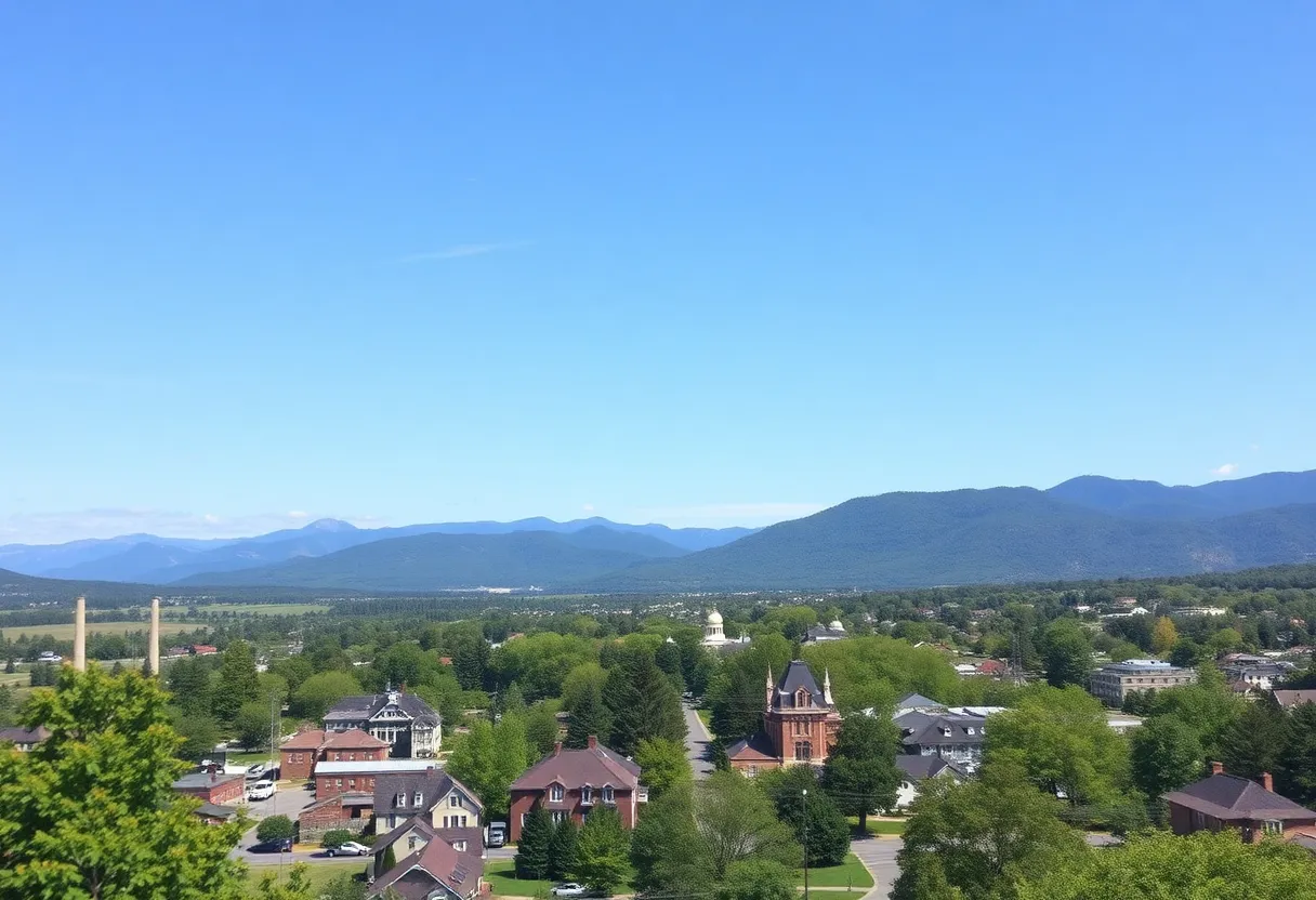 Columbus North Carolina landscape related to recent seismic activity